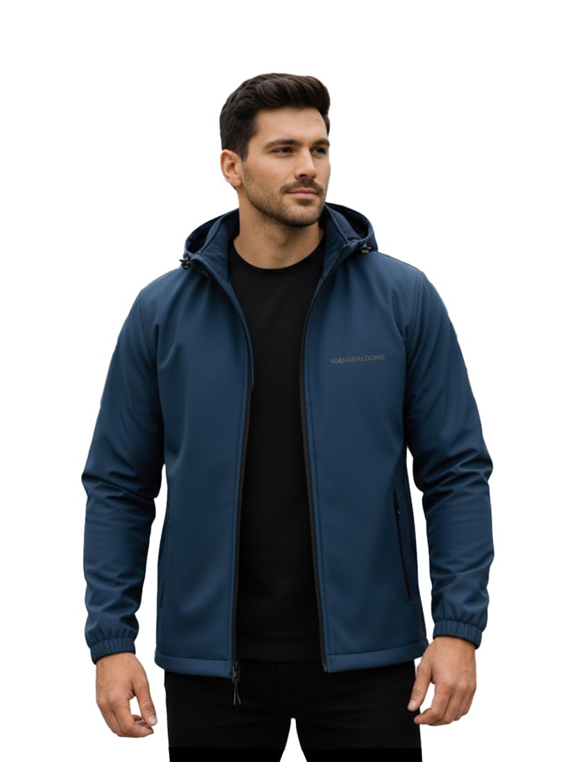WANDERLOOMS Windcheater Jacket For Men & Women Adjustable Waist & Cuffs | Waterproof Zip Pockets | Lightweight Sporty Wind cheater Jacket for Bikers Trekking Riders-image-15