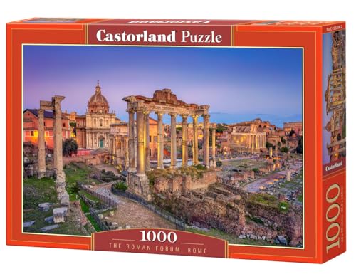 CASTORLAND Puzzles de 1000 pièces, Le Forum Romain, Rome, Italie, Forum Romanum, Bâtiment Ancien, Puzzles Historiques, Puzzle Adulte, Castorland C-105304-2