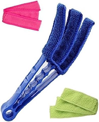 Unlimited Satisfaction Blind Cleaner Tools for Window and air Conditioner - with 3 Microfiber Sleeves