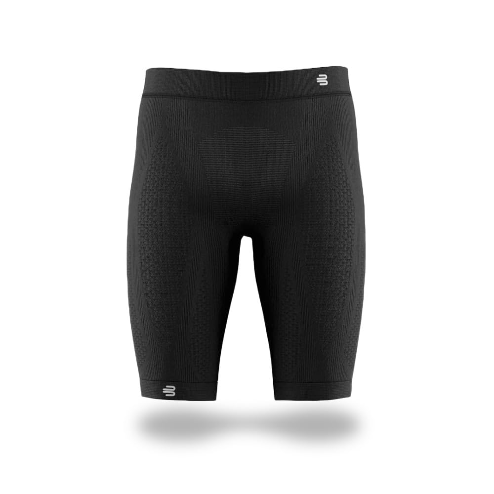 BAUERFEIND Kompressions-Hose „Sports Compression Tights Short“, Sporthose für Herren, Kurz, Für verbesserte Durchblutung der Beinmuskulatur, Polyamid/Elasthan