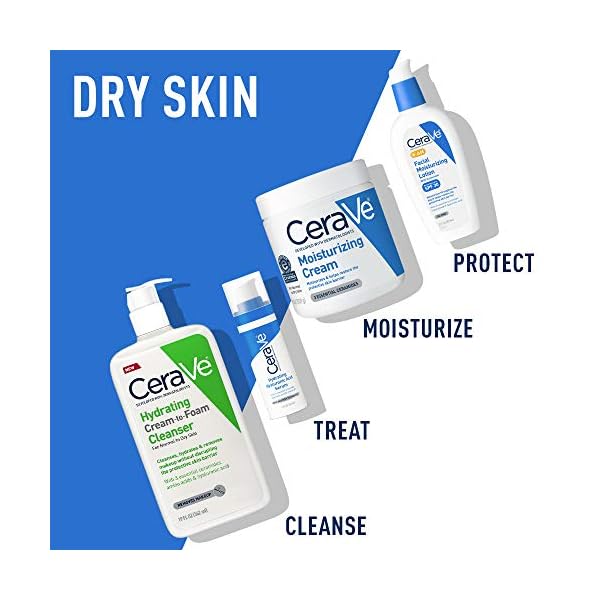 CeraVe-Hydrating-Cream-to-Foam-Cleanser-Makeup-Remover-and-Face-Wash-With-Hyaluronic-Acid-Fragrance-Free-19-Ounce CeraVe Hydrating Cream-to-Foam Cleanser | Hydrating Makeup Remover and Face Wash With Hyaluronic Acid | Fragrance Free Non-Comedogenic | 19 Fluid Ounce