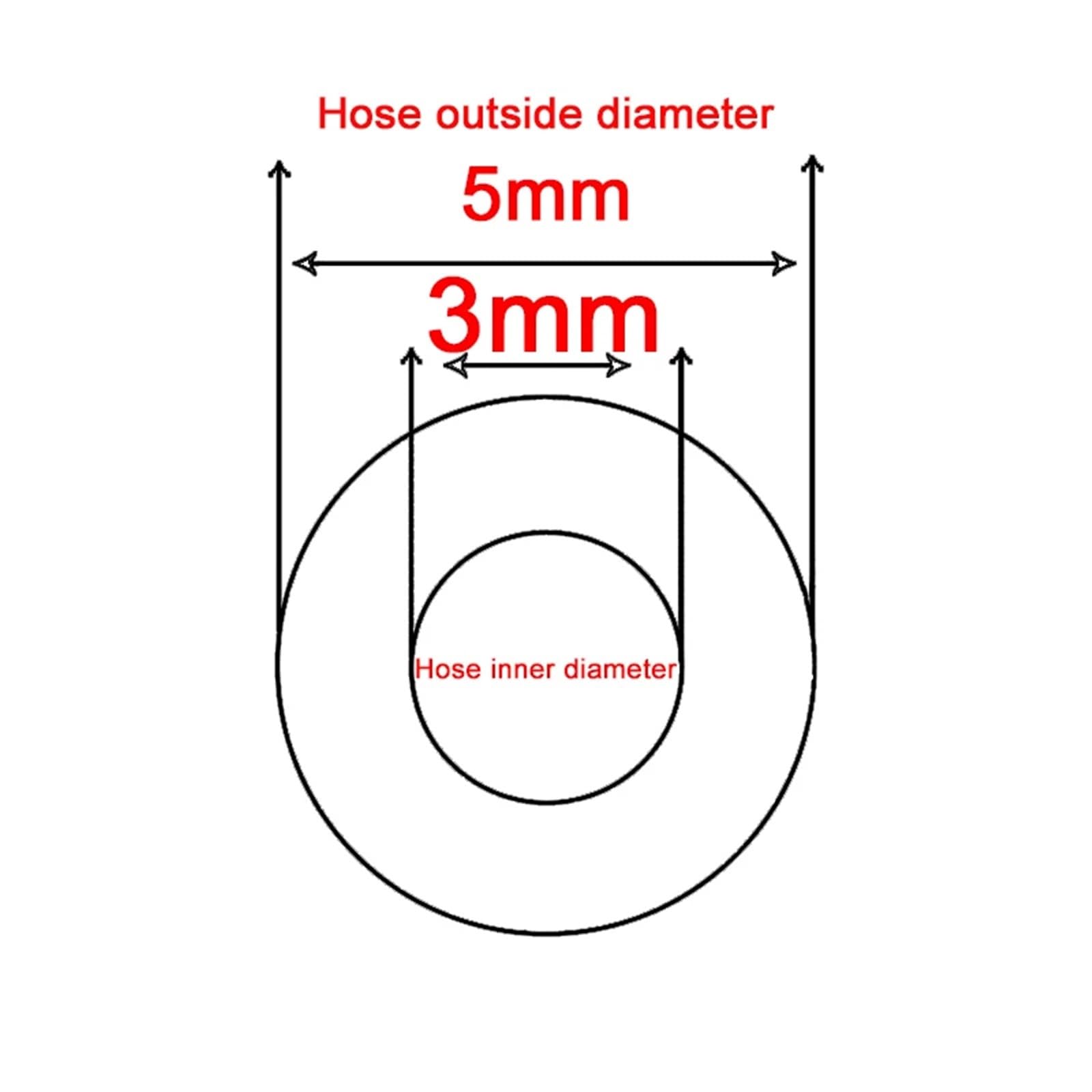 Tubo Pvc Manguera transparente de PVC 4mm, 6mm, 8mm, 10mm, 12mm - 20mm, manguera goma, bomba acuario, tubería agua plástico(Transparent 16mm X 18mm,10 meter)
