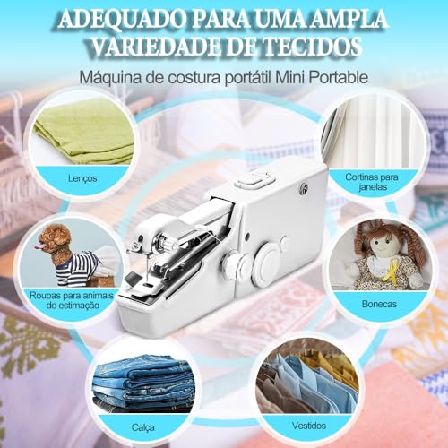 Maquina de Costura, Mini Maquina de Costura, Maquina de Costura Portátil, Máquina de Costura Portáti