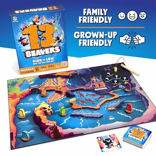 13 Beavers Juego de Mesa - Aventura Familiar y Dinámica miniatura 2