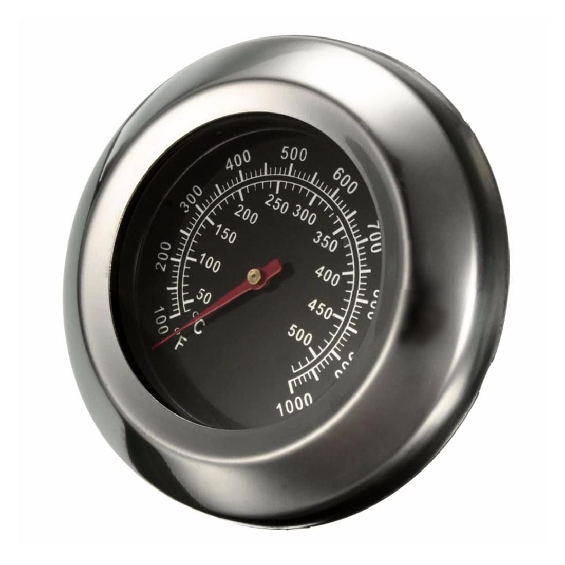 BBQ Meat Thermometer Roasting Thermometer Meat Stainless Steel Grill Thermometer for Barbecue Grill Thermometer Analogue Installation Gas Grill
