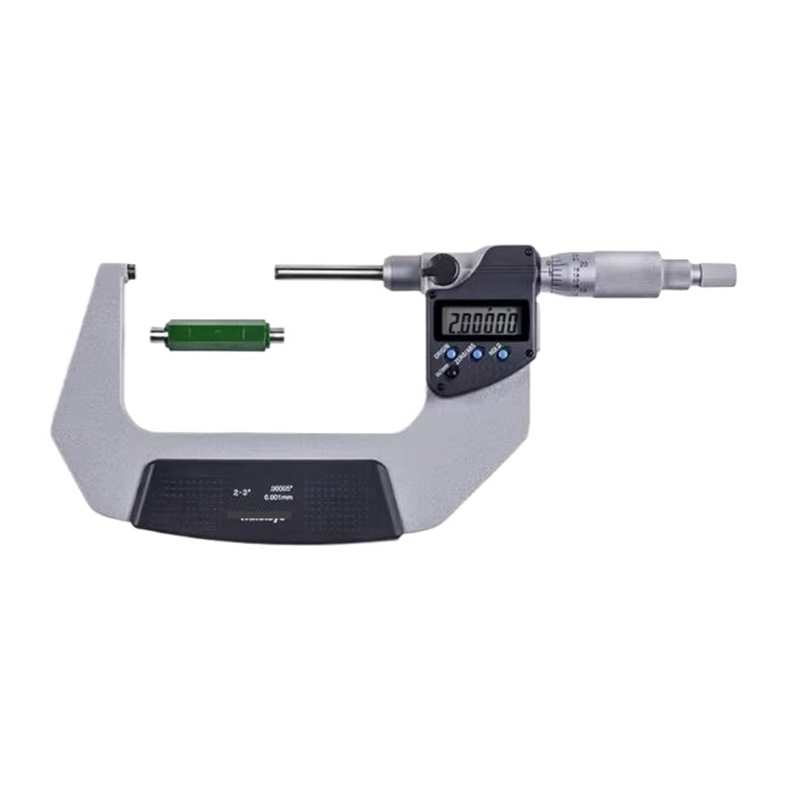 AWWVRLMM Outside Diameter Micrometer 406-352-30 2-3" Caliper Type with Carbide Tips Machinist Tool for Metalworking