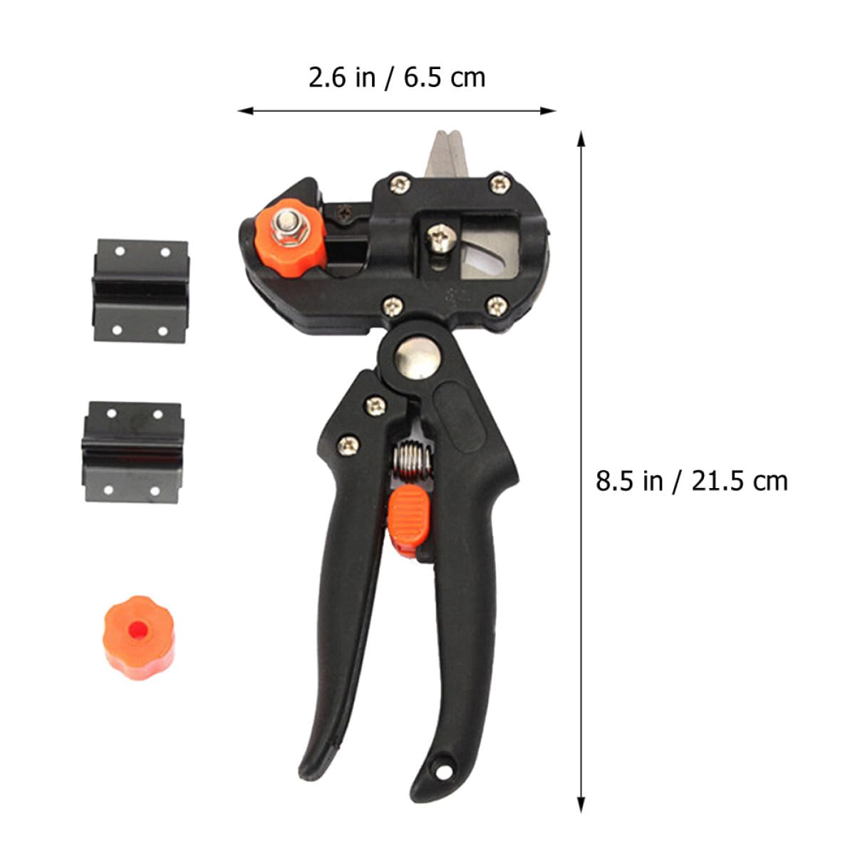 TOYANDONA Set di Forbici da e Lame di Ricambio in Lega Manico Ergonomico Utensile Leggero per Innestare Piante e Alberi da Giardino, per Parchi e Piantagioni