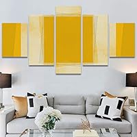 SIGNWIN 5 Panel Canvas Wall Art Solid Structures for Home Decorations Ready to Hang - 60