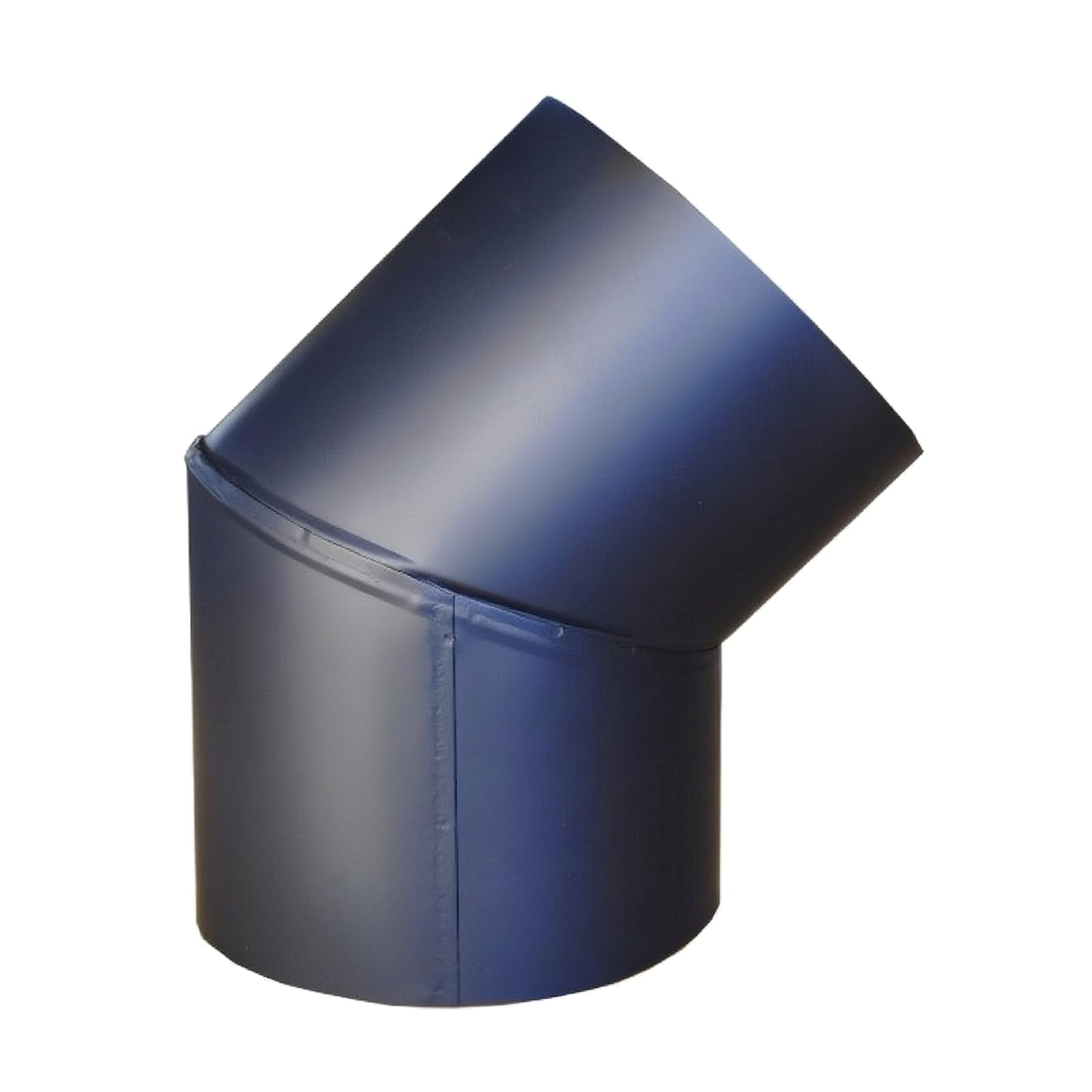Codo para Tubería en Acero Inoxidable con Costura Visible y Acabado Negro Termorresistente para Conexión l Conducto Principal Acuado, 150MM