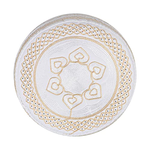 Image of Men Muslim Prayer Kufi Hat Prayer Headwear Cap Islamic Beanie Skull Cap Embroidery Kofia Topi Sun Hat