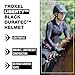 Troxel Liberty Ultralight Horse Riding Helmet, Low-Profile Adjustable Design, Safety Horseback Riding Gear, Large (7-1/4 - 7-1/2), Black Duratec