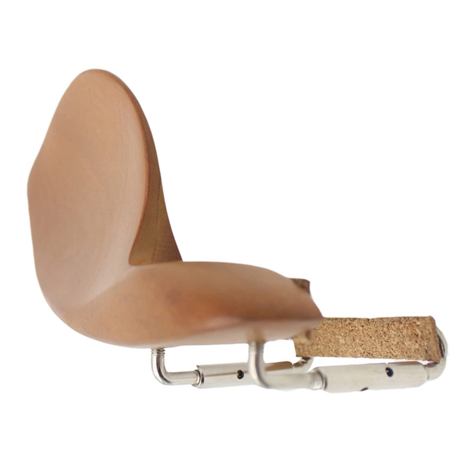Chinrest, Ear Shape Wooden Color Violin Chinrest, for Violin