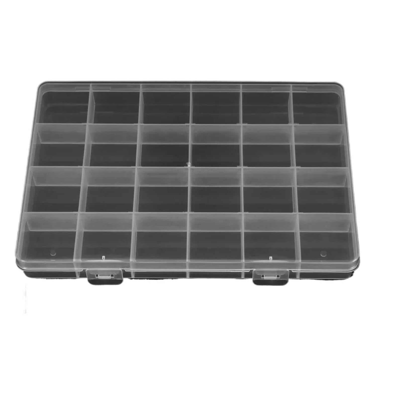 XPJYUA Fuse Beads Organizer 24 Grids Storage Box, DIY Jewelry Beads Clips Small Items Containers, Fuse Organizer