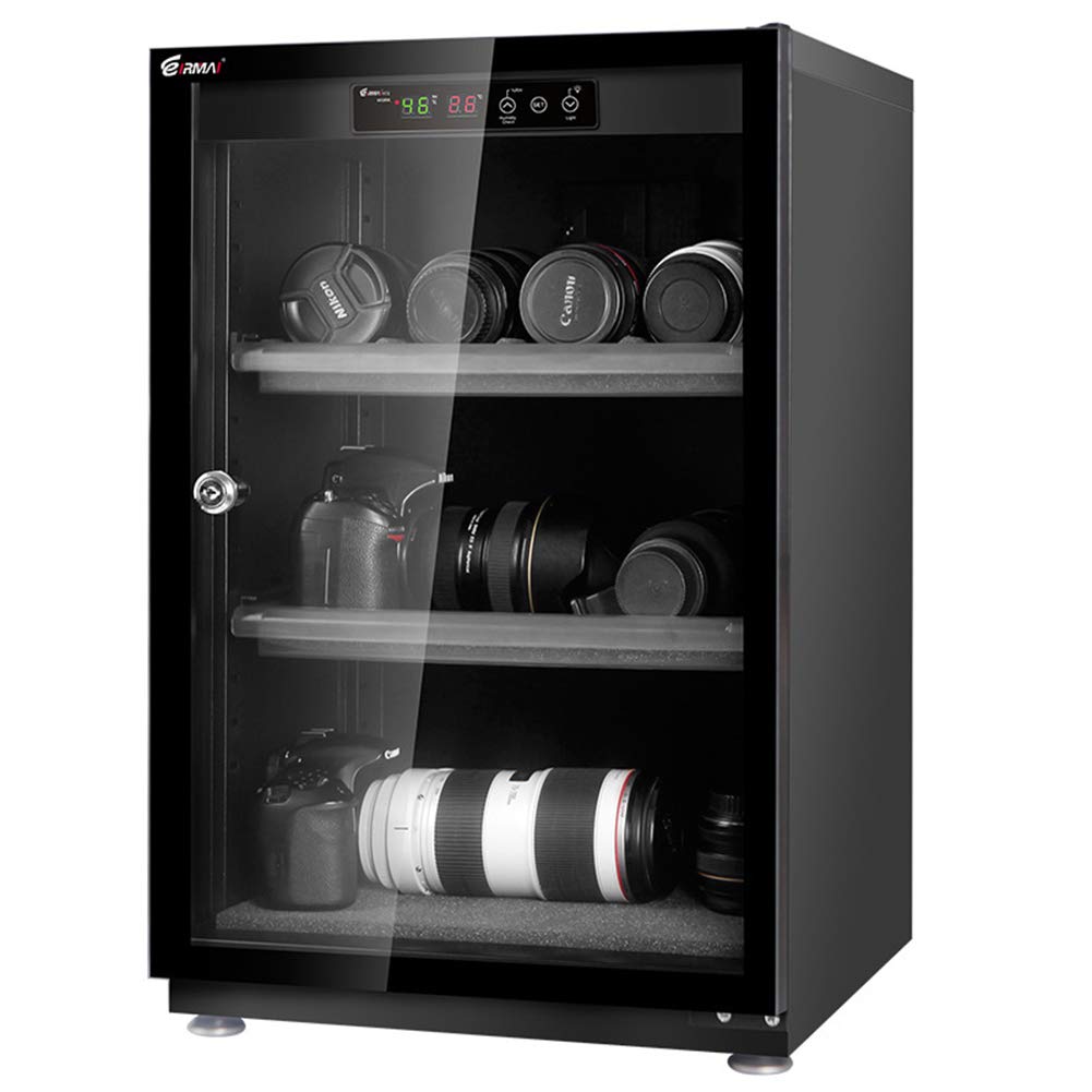 85L-160L Horno de secado a prueba de humedad, objetivo de la cámara Espacio de dispositivos electrónicos, cámara, armario seco, horno de secado CNC electrónico, 85 l