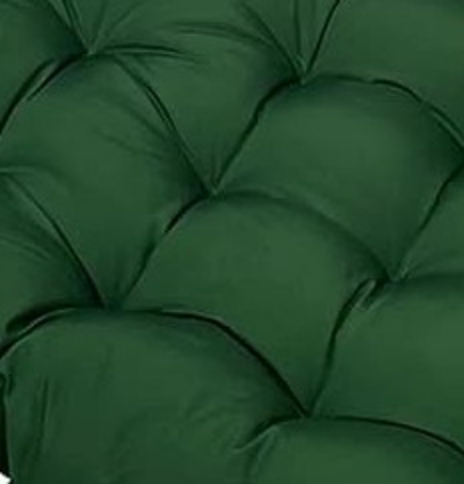 Silla colgante de huevo para 2 personas, cojín redondo grande, lavable y almohadillas gruesas para uso en interiores y exteriores