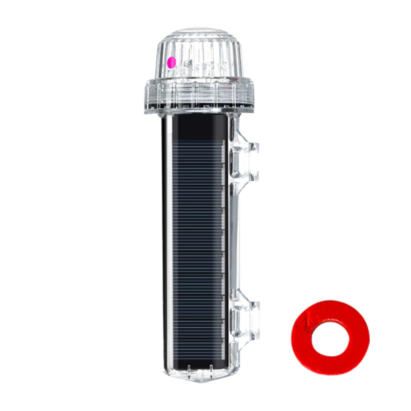 Feu De Signalisation Solaire Marin Étanché IP68 – Lampe LED Clignotante Pour Filets De Pêche, Bouées, Bateaux – Visibilité +6000m De Nuit