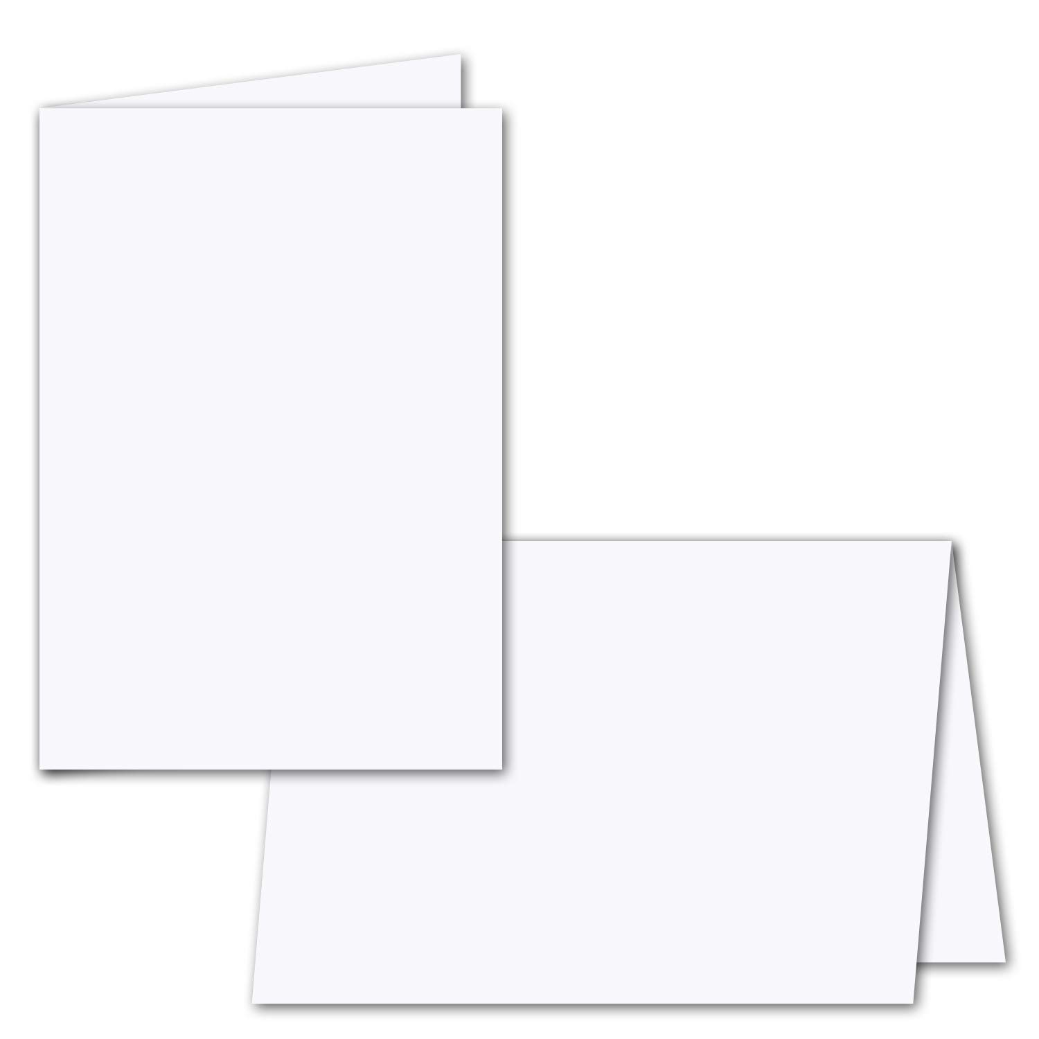 Confezione da 2000 fogli di carta pieghevole formato A6, colore bianco brillante, 143 x 200 mm (piegata 100 x 143 mm) – Carta opaca di alta qualità di GUSTAV NEUSER