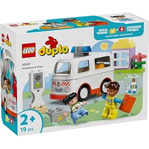 Amazon.co.jp - レゴ® デュプロ デュプロのまち 出動!きゅうきゅう車 10447