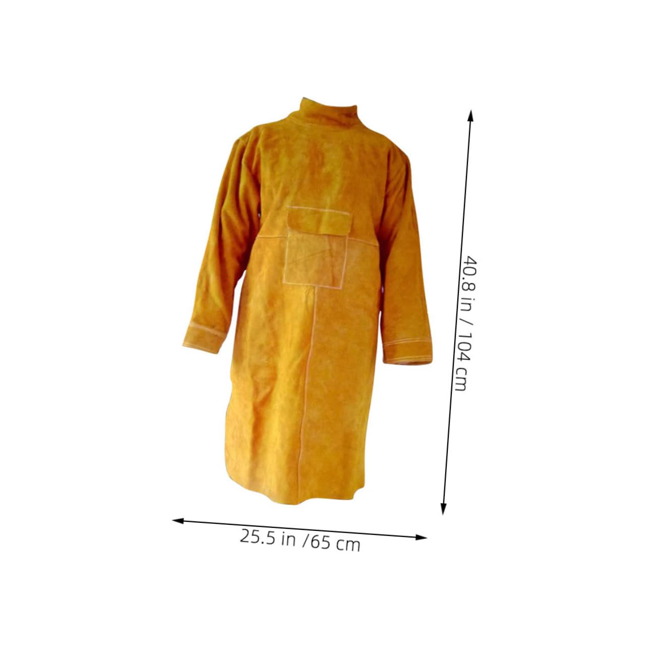 OSALADI Welding Protective Gear Heavy Duty Safety Jacket Pants Heat Resistant for Men