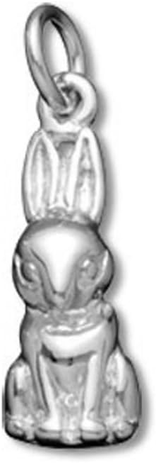 Sterling Silver Tiny Rabbit Easter Charm Item #13305