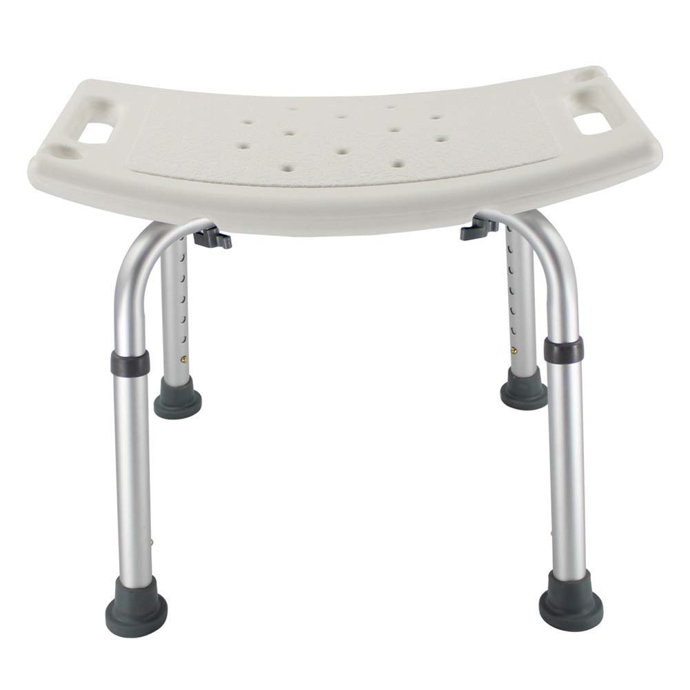 Tabouret de bain antidérapant pour senior et chaise de douche ergonomique à hauteur réglable
