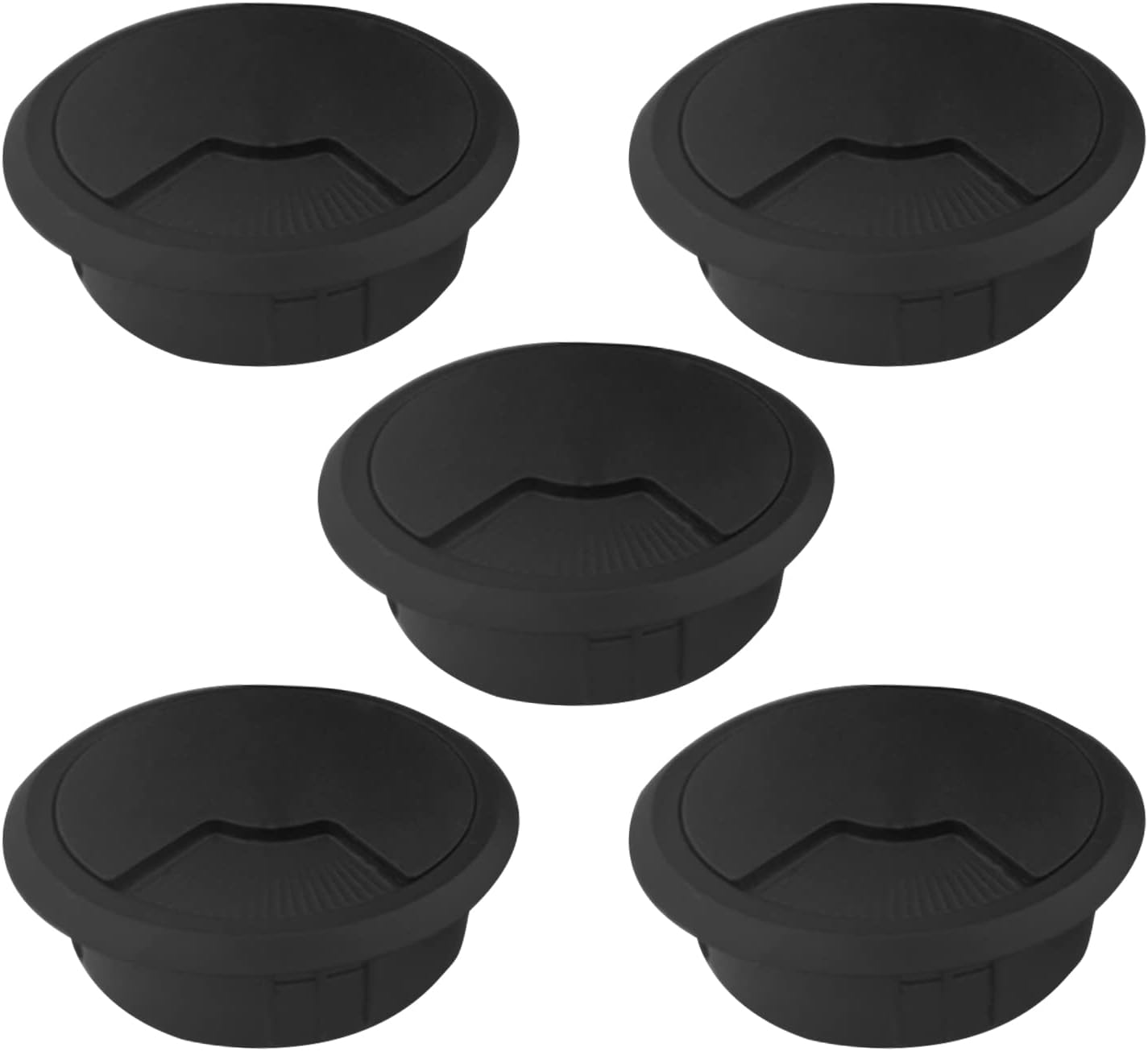 5 Pieces Desk Grommet,60mm(2.4 in) Desk Cable Cord Grommet,Desktop