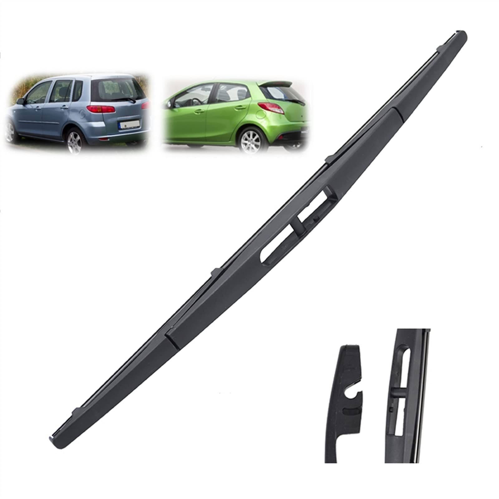 Spazzole Tergicristallo Anteriori Alca Per MAZDA 2 (2003-2009) - Set Da 2, 600mm E 400mm, Gancio A U