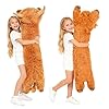Fanunny Highland Cow Stuffed Animal 33",Long Highland Cow Plush, Cattle Body Pillow Plushies Gifts for Kids and Adults #5