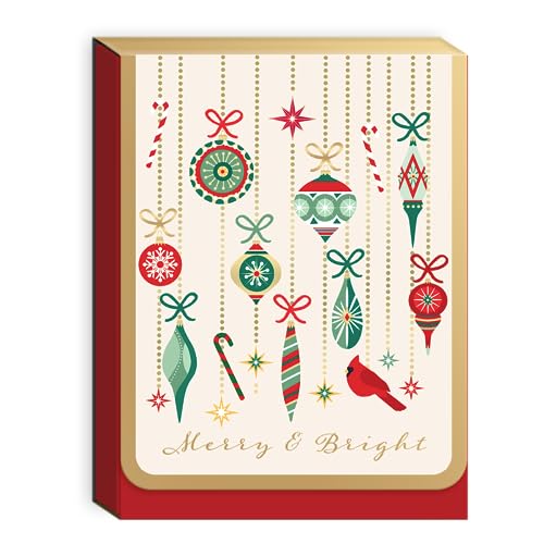 Image of Punch Studio Christmas Ornaments Pocket Notepad (50507)