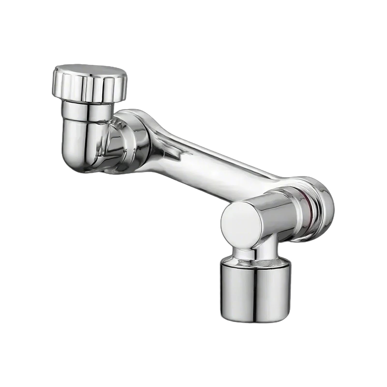 Extensor de grifo de baño, extensor de grifo de 1080 grados, extensor de brazo robótico giratorio, accesorio de grifo a prueba de óxido, extensor de grifo multifuncional, extensor de grifo de