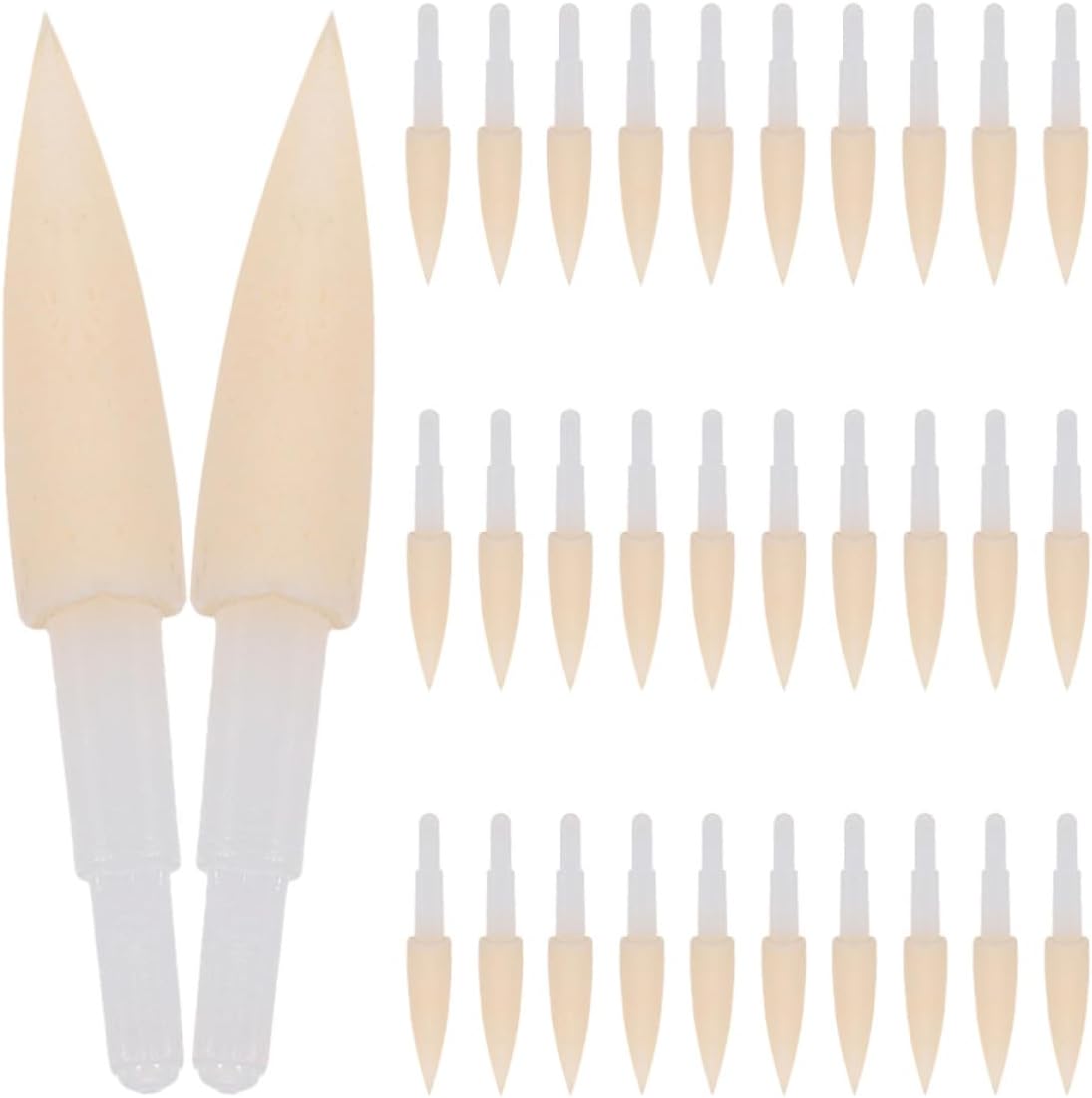40pcs Sponge Brush Pen Head Replacement Soft Refills