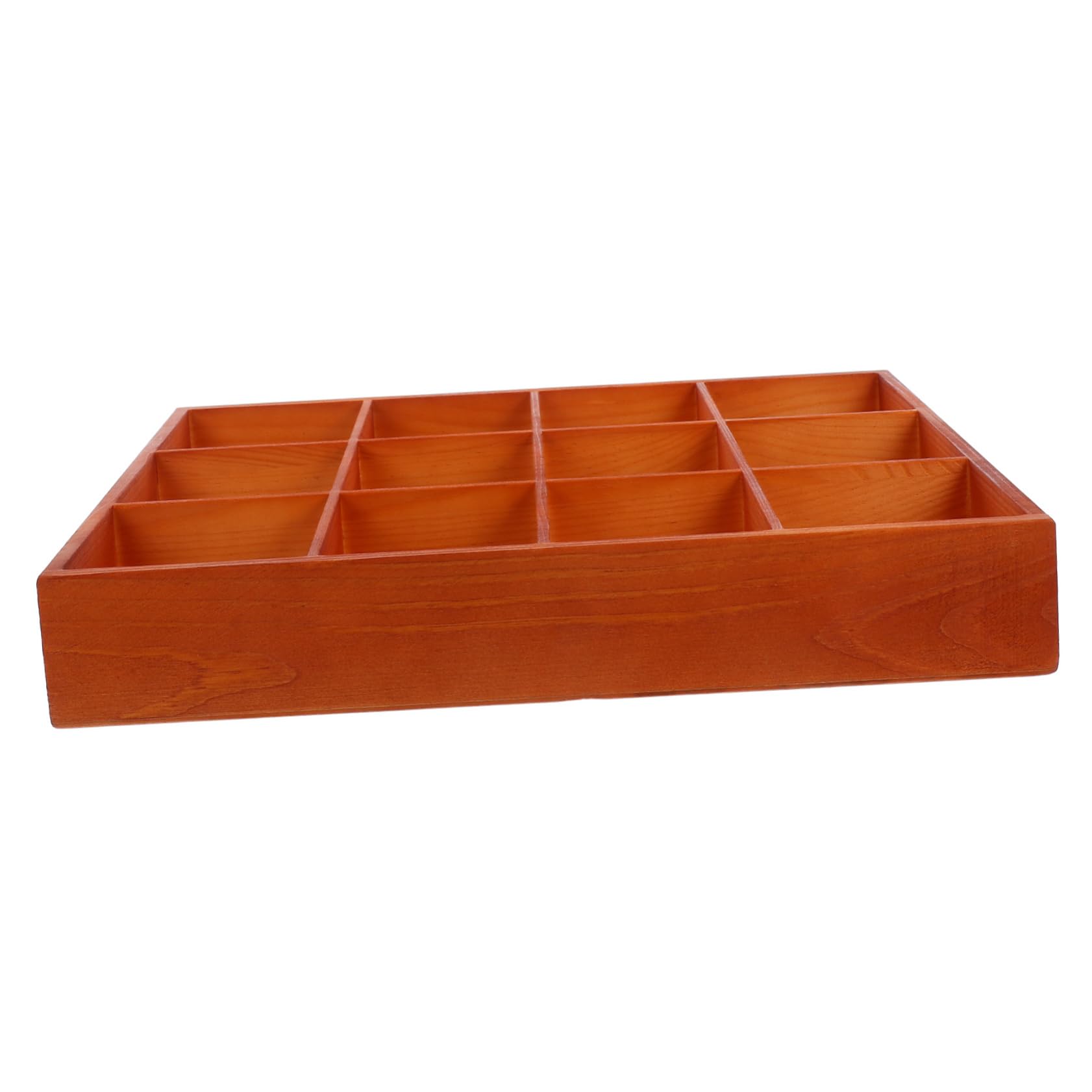 GLEAVI Organizzatore Cassetto per Ordinare in Legno a 12 Scomparti