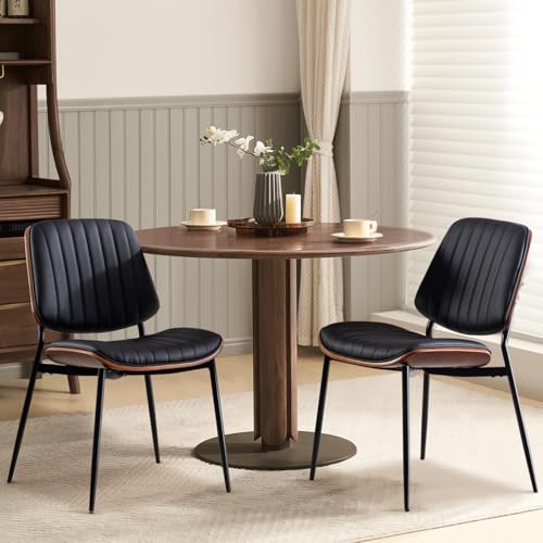 SOARMOTE Dining Chairs Set of 2, Upholstered Mid-Century Modern Dining