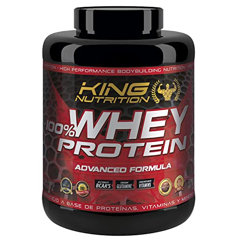 100% Whey Protein King Nutrition Proteina Concetrada (Leche Merengada, 2Kg)