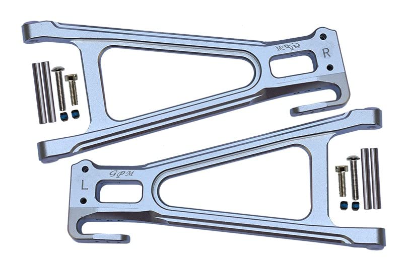 Bras de suspension arrière Traxxas E-Revo 2.0 aluminium GPM argent