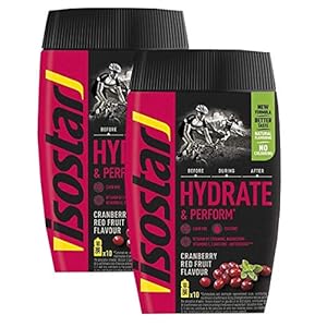 Isostar Hydrate & Perform 2×400 g isotone elektrolytische drank – elektrolytoplossing ter ondersteuning van de sportieve…