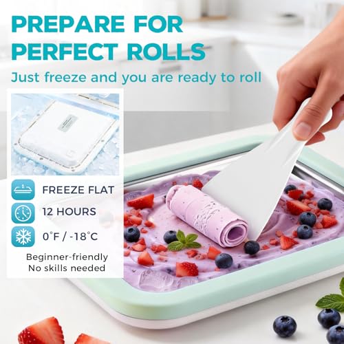 Máquina de helados enrollados con 22% de descuento y código FANSONE20