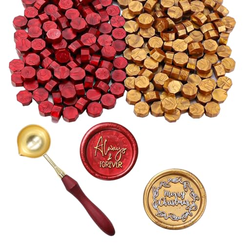 SZSMW 400 Piezas Sello Lacre Personalizado - Lacre para Sellos - úSelo para Decorar Tarjetas de FelicitacióN, Sellar Sobres,Invitaciones de Bodas Y Fiestas, Tarjetas de Agradecimiento