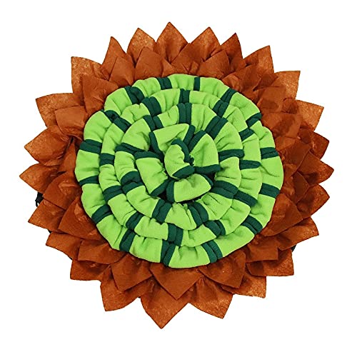 Schnüffelteppich für Hunde Hunde Lebensmittel Matte for Hunde Pet Slow Food Plate Pet Slow Feeder Training Schnüffeln Pad Interactive Dog Treat Puzzle Spiel Spielzeug (Color : Green)