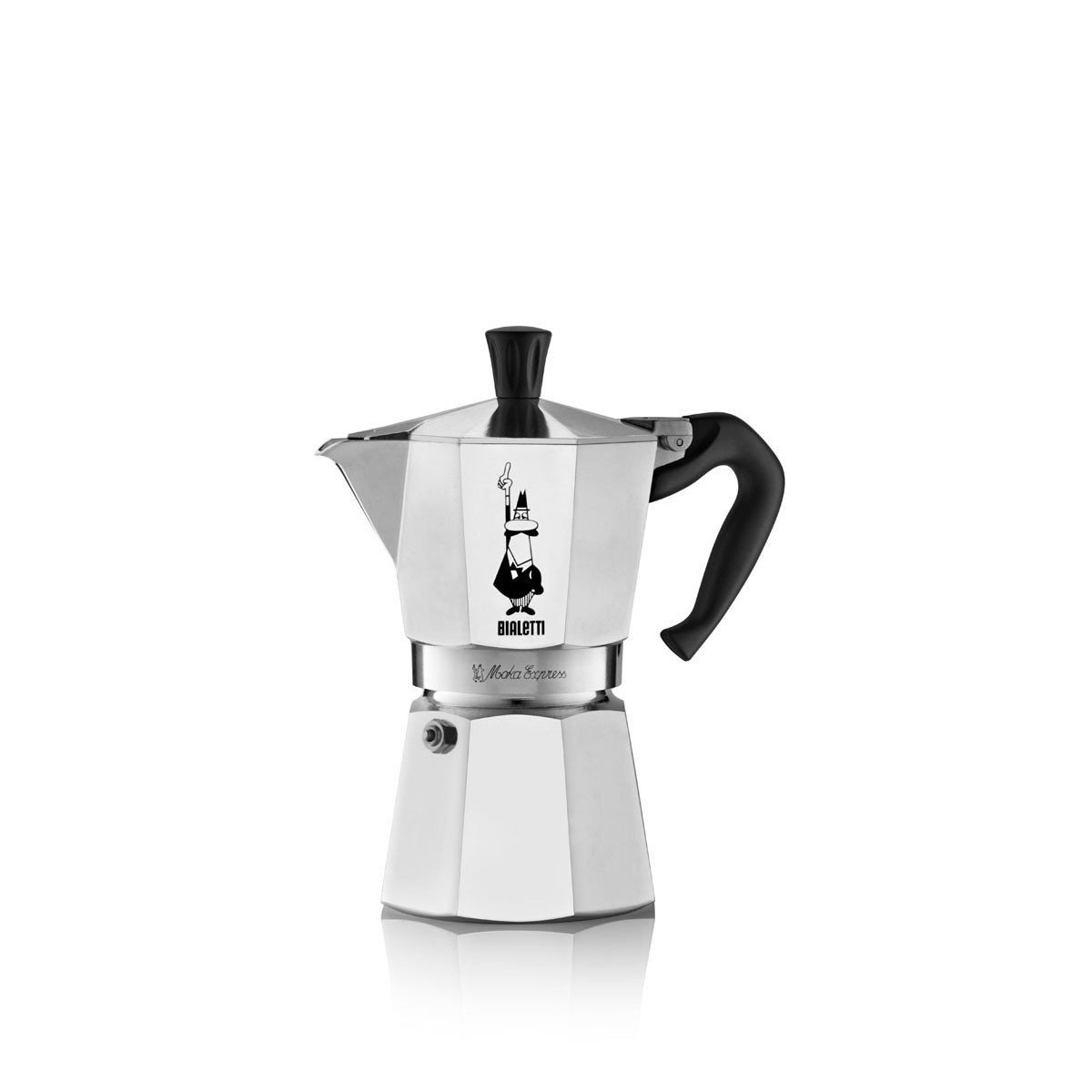 Bialetti Moka Cafetière, Aluminium, Argent, 6 Tasses