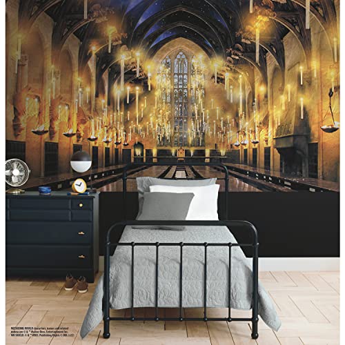 Image of RoomMates RMK12541M Multicolor Harry Potter Great Hall Mural
