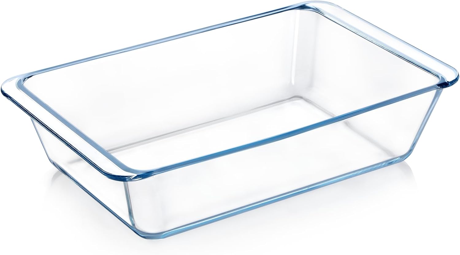 NUTRIUPS 1.4QT Deep Small Glass Baking Dish, Rectangular Glass Baking Pan