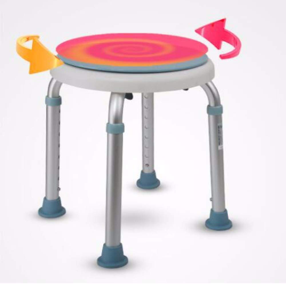 Taburete Giratorio De Baño/Ducha con Asiento Giratorio Y Asiento Giratorio
