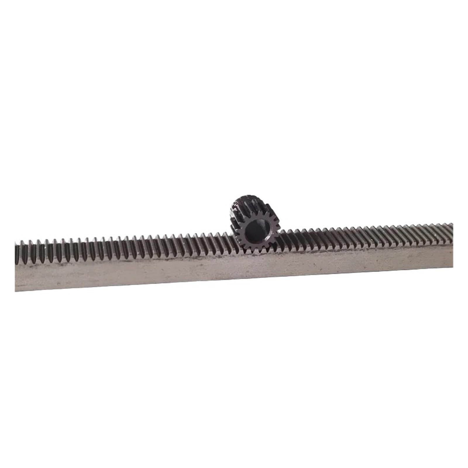 Precyzyjna stalowa zębatka zębata o 1 module 10x10x500mm z 2-częściowymi zębatkami 15-zębowymi(6.35mm)