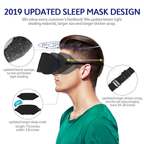 Mavogel AU9422 Cotton Sleep Mask - Updated Design Light Blocking Sleep Mask thumb #2