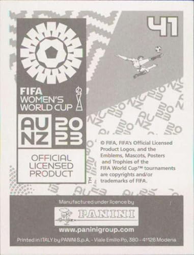 Miniatura 2 de 2023 Panini FIFA Women's World Cup Stickers #41 Hali Long Philippines Mini Sticker Soccer Futbol Trading Card