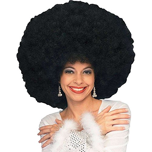 Rubies Jumbo Afro Black Wig for Adults, Unisex No Size image 3