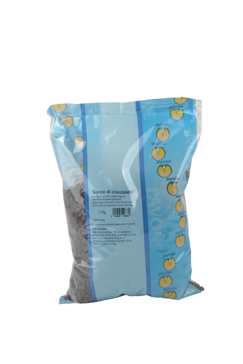 KG 2 GOCCE DI CIOCCOLATO PER PRODUZIONI DI GELATERIA E PASTICCERIA