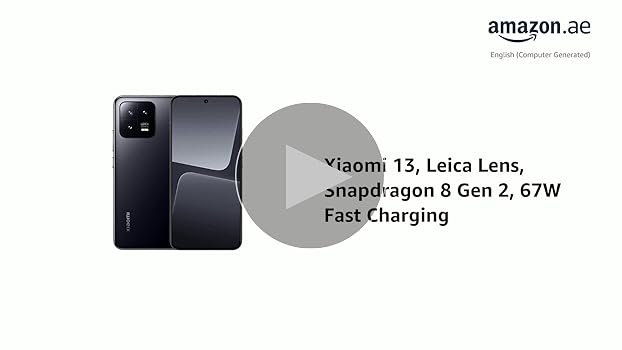 Xiaomi 13 (Black 12GB RAM, 256 Storage) - Pro HDR+ Display with