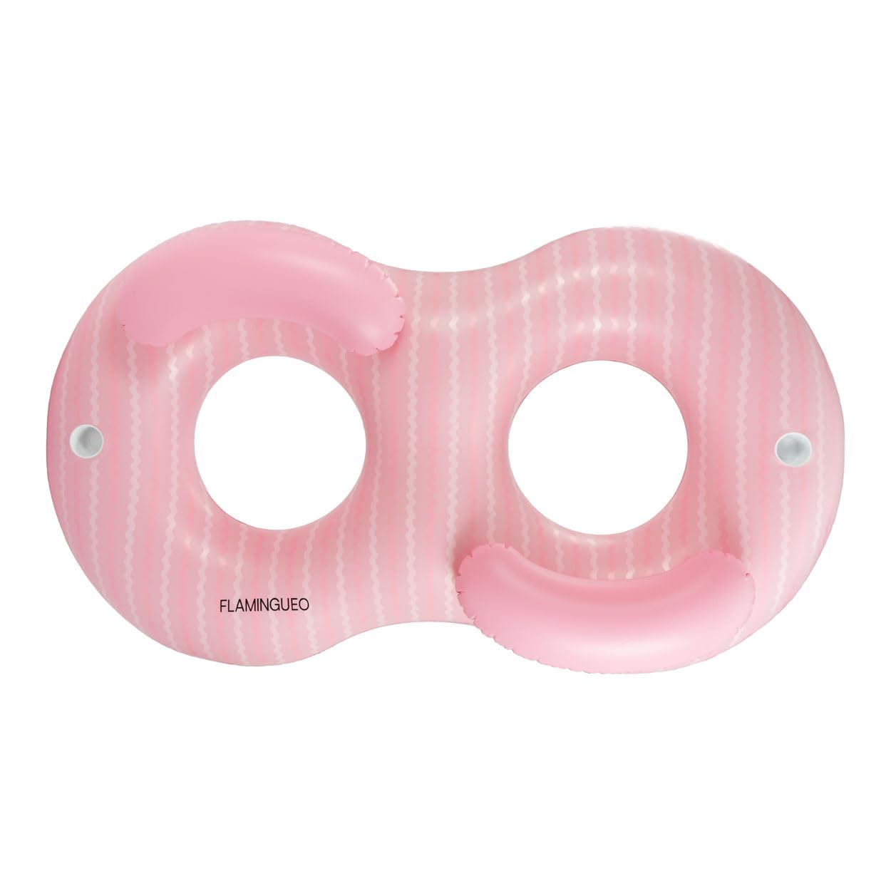 Flamingueo Schwimmring Erwachsene - Schwimmreifen - Donut-Form - 2 Getränkehalter - Doppelventil - Widerstandsfähiges PVC